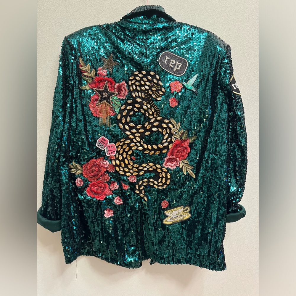 Taylor Swift Reputation Jacket Eras Tour Handmade